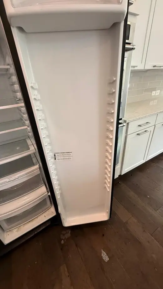 Fridge cleaned inside — Wexi Cleaning work in Lawrenceville GA