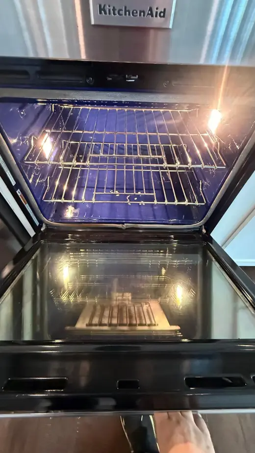 Oven deep cleaned — Wexi Cleaning work in Lawrenceville GA