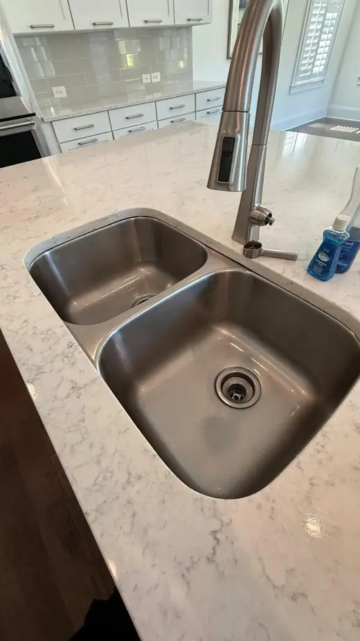 Kitchen sink shining — Wexi Cleaning work in Lawrenceville GA