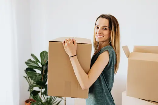 Moving boxes — move-in cleaning — Wexi Cleaning, Lawrenceville GA